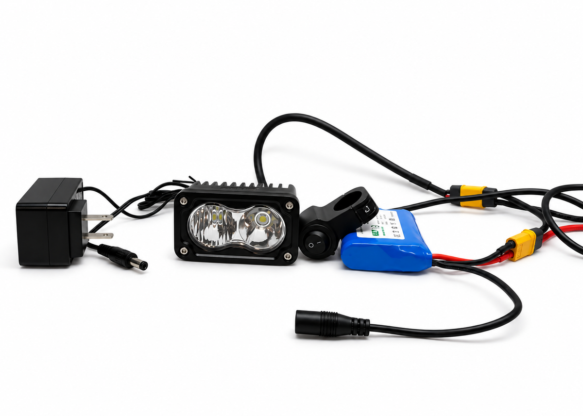 Rechargeable Baja Light Kit – Fits All E-Bikes & E-Motos